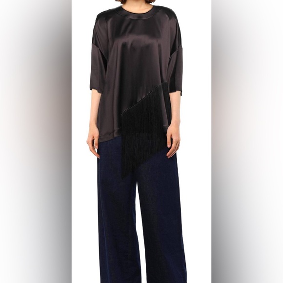 Silk Blouse Livana Conti Italy brand 4 size new no tag - Picture 3 of 7